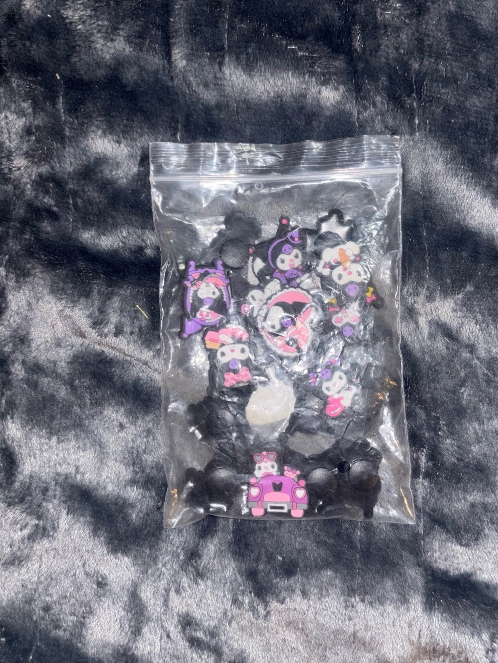 Kuromi Croc Charms